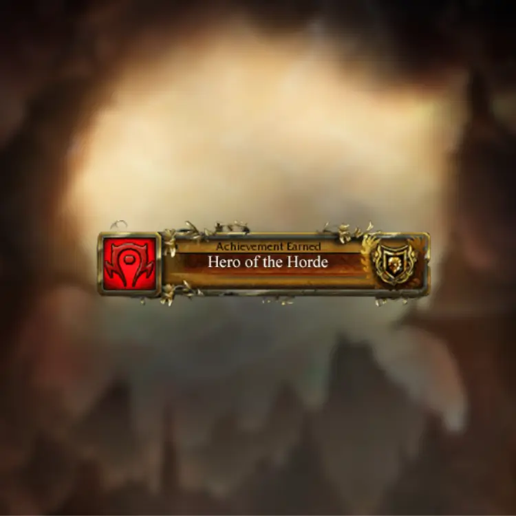 Cataclysm Hero of the Horde Title