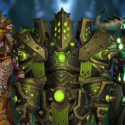 Tier 20 Armor Sets - Tomb of Sargeras Transmog Appearances