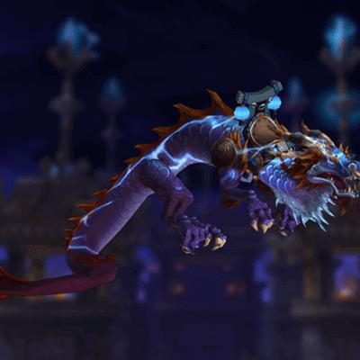 Thundering Cobalt Cloud Serpent Mount