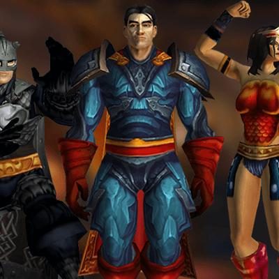 Superhero Transmog Sets Boost