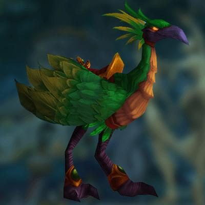 Elusive Emerald Hawkstrider Mount