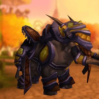 Black War Elekk Mount