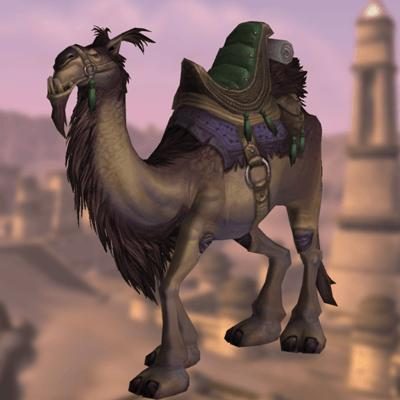 Reins of the Brown Riding Camel Mount