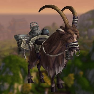 Reins of the Brown Riding Goat Mount