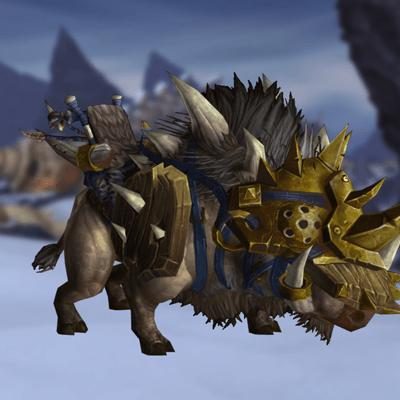 Frostplains Battleboar Mount