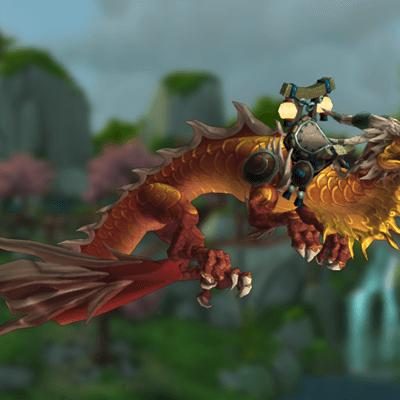 Reins of the Golden Cloud Serpent Mount