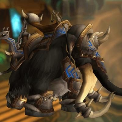 Reins of the Grand Black War Mammoth Mount