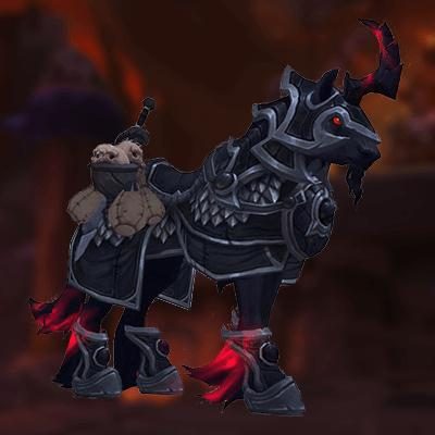 Prestigious Midnight Courser Mount