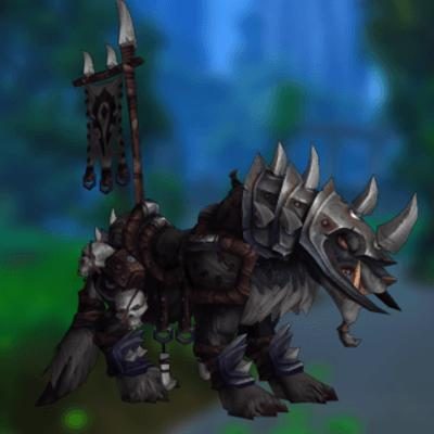 Prestigious War Wolf Mount