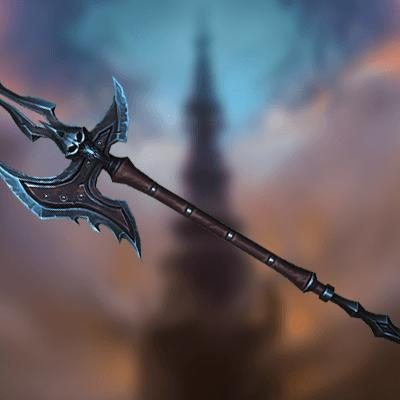Ebon Mawsworn Halberd