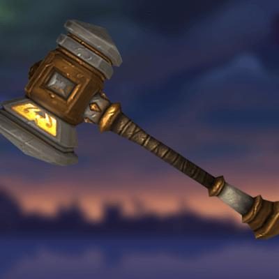 Gilded Warhammer
