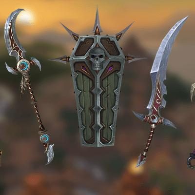 Arsenal: Sinister Aspirant's Weapons