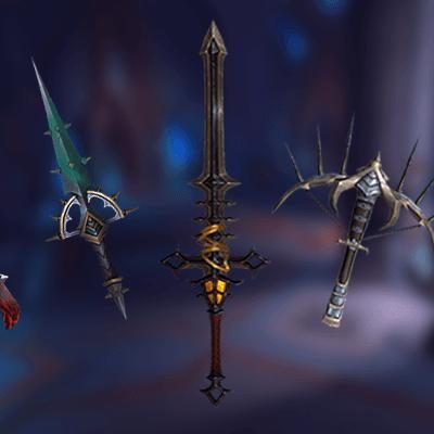 Arsenal: Sinful Gladiator's Revendreth Weapons