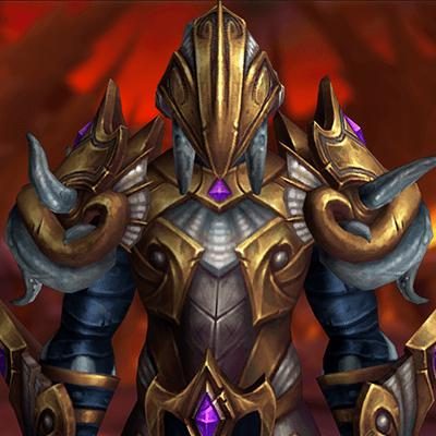 BFA Season 4 Plate Transmog Set - Corrupted Gladiator's Plate Armor