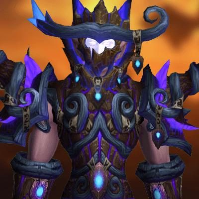 Druid Tier 12 Transmog Set - Obsidian Arborweave Vestments
