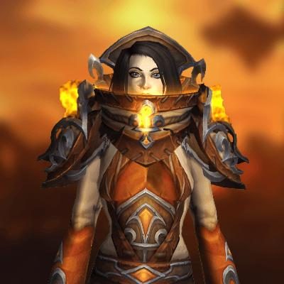 Priest Tier 12 Transmog Set - Regalia of the Cleansing Flame