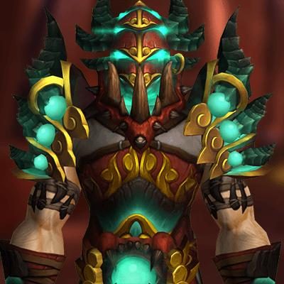 Warlock Tier 16 Transmog Set - Regalia of the Horned Nightmare